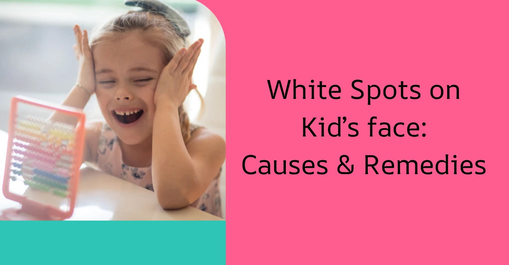 Skin condition: Causes and remedies for white spots on a child's face