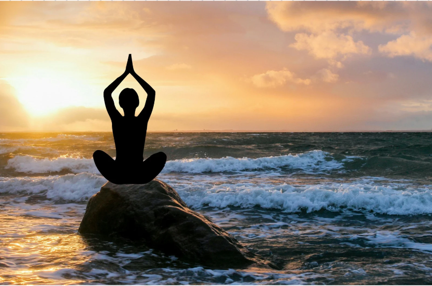 How do Yoga Asanas and Mudras help in Stress Relief?