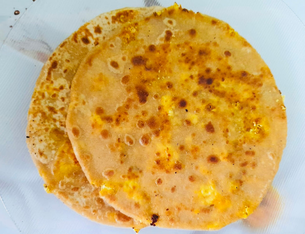 Paneer Paratha with Radish