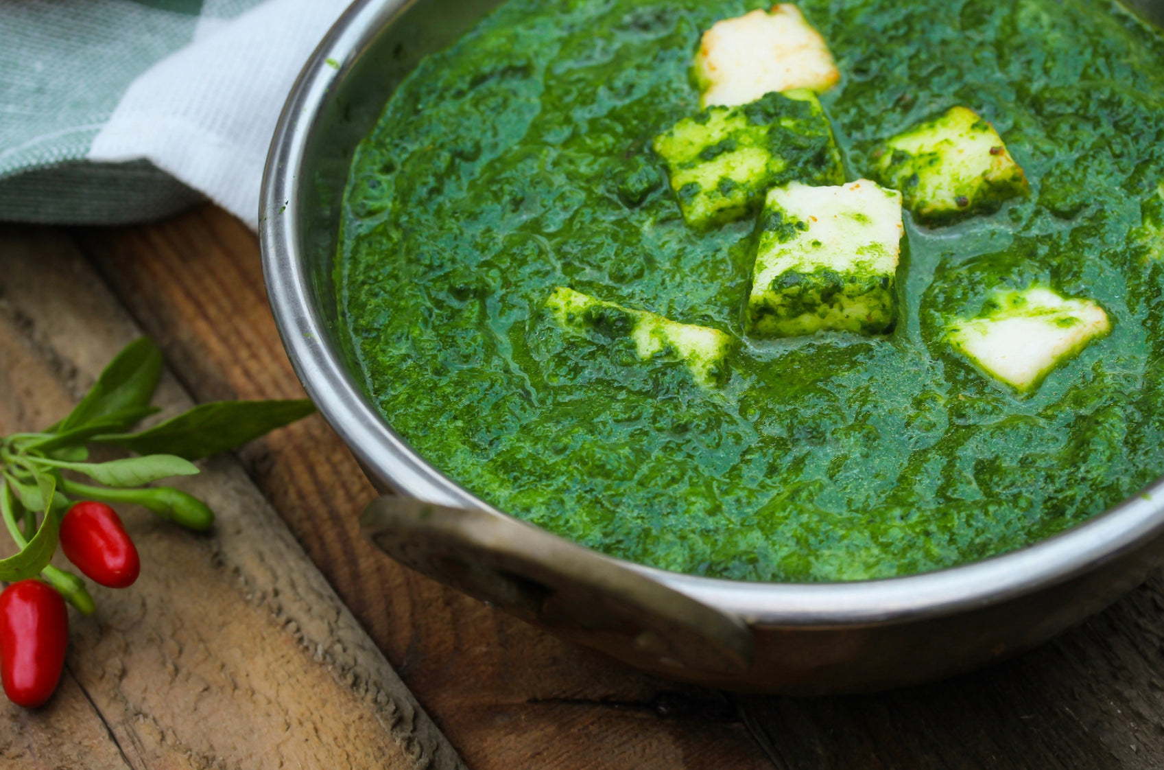 Recipe for Palak Tofu Curry