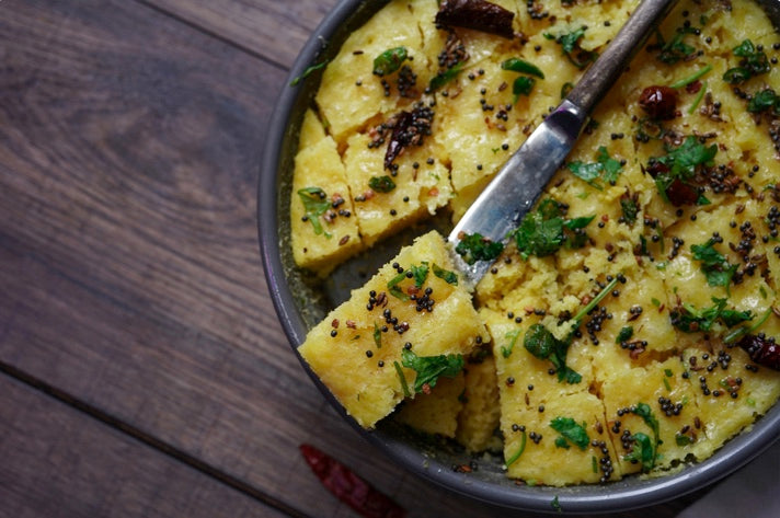 Split Gram Dal Fermented Dhokla