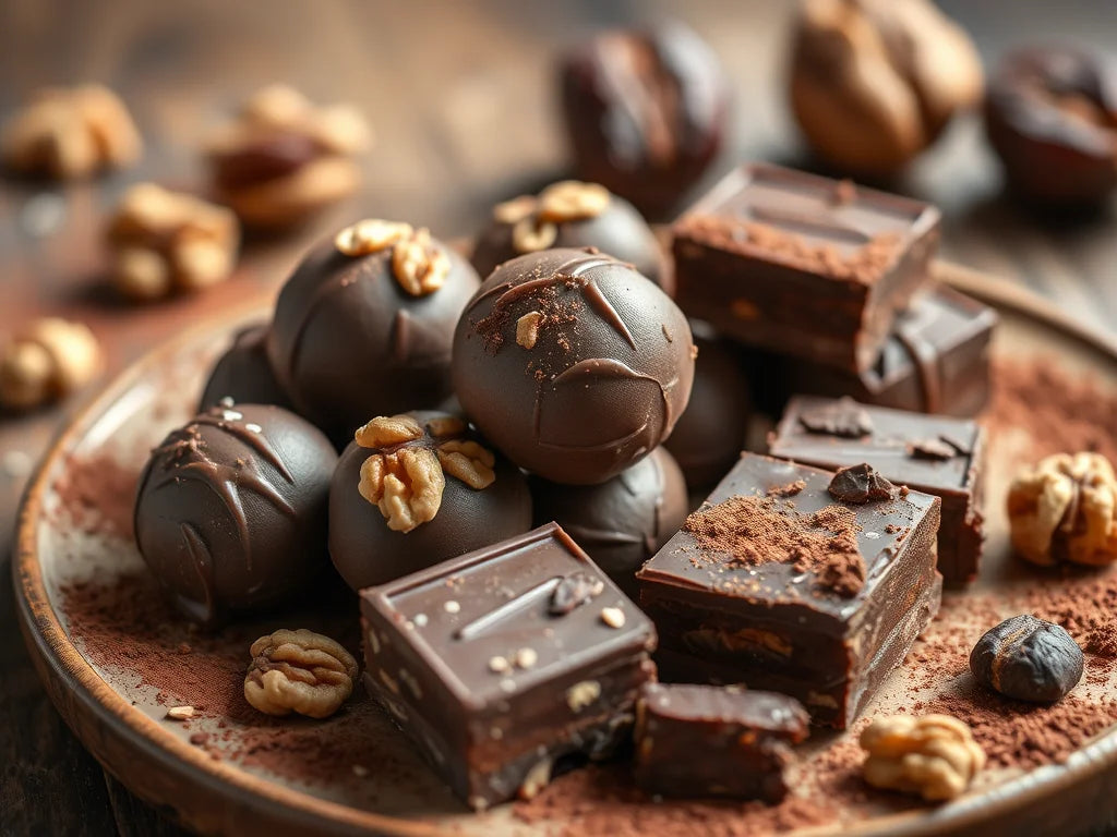 Sweet but Smart with Brain Friendly Desserts with Dark Chocolate Walnuts and Dates