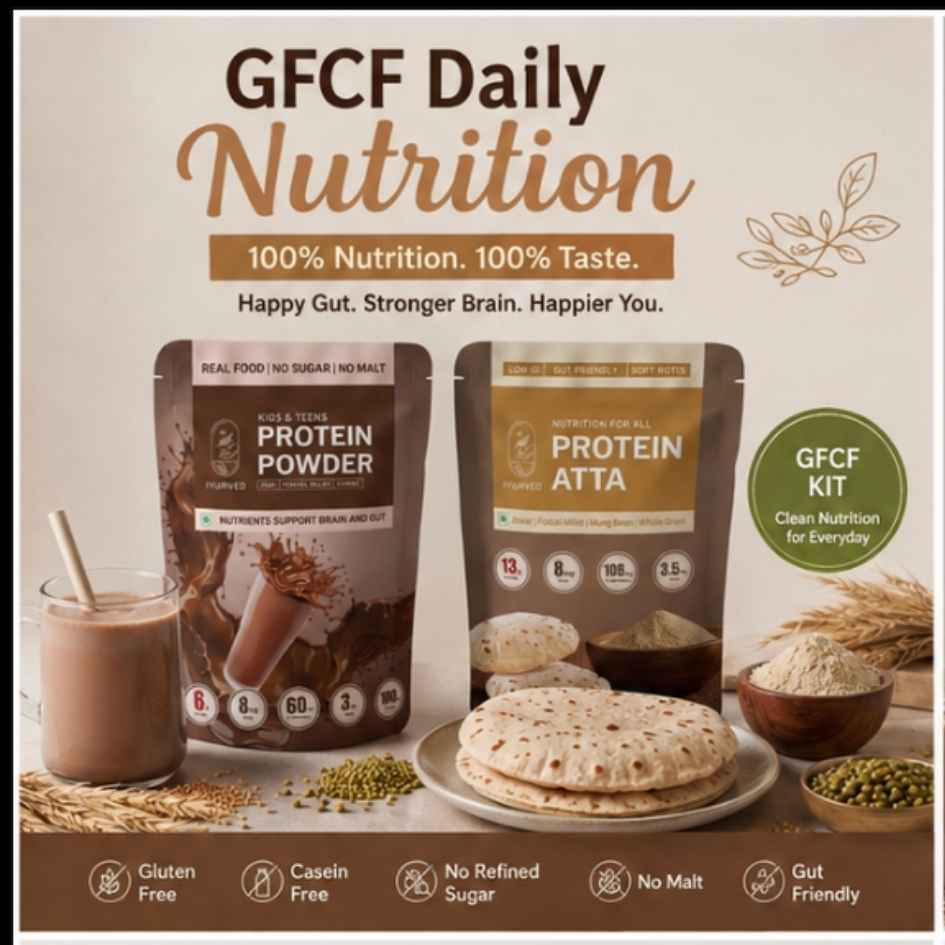 GFCF Nutrition Kit (Protein Atta + Protein Powder)