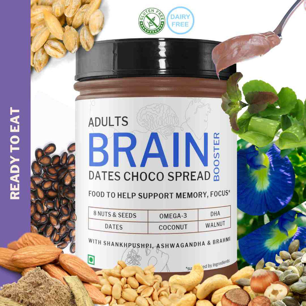 Adults Brain Booster Dates Choco Spread (500gm)