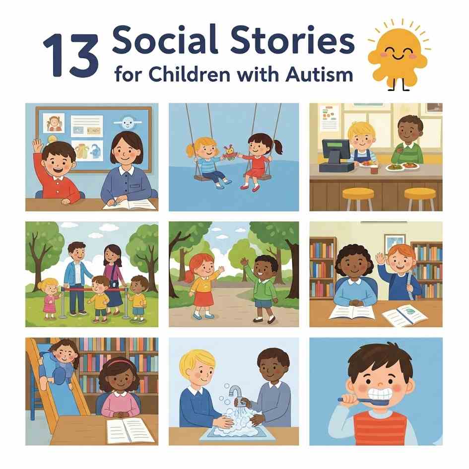Social Stories for Autism (Set of 13)