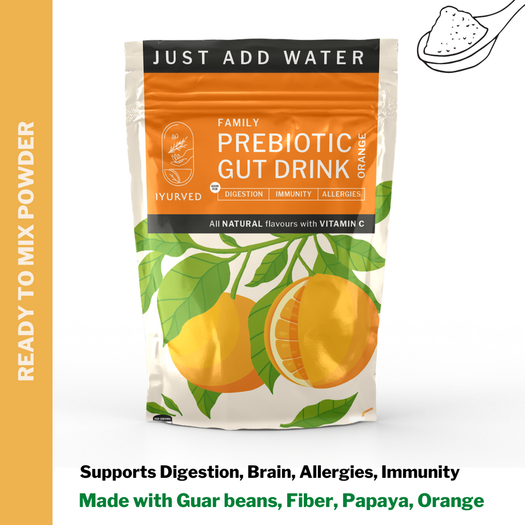 Family Prebiotic Gut Drink Powder Orange