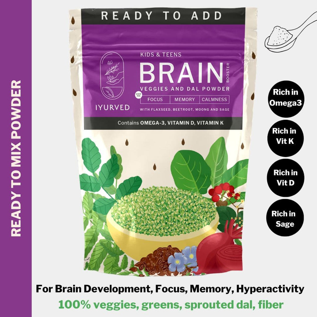 Brain Booster Veggies and Dal powder